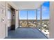 Elevator lobby with floor to ceiling window featuring a city view at 5700 N Ocean Blvd. # 1107, North Myrtle Beach, SC 29582