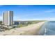 Beachfront condo with ocean view, pool, and beach access and RV campground at 5905 South Kings Hwy. # 1708, Myrtle Beach, SC 29575