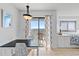 Bright dining area with table and chairs, leads to a balcony with beautiful views at 5905 South Kings Hwy. # 1708, Myrtle Beach, SC 29575