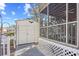 A screened porch and utility shed enhance this home's outdoor appeal at 600-B 43Rd Ave. S, North Myrtle Beach, SC 29582