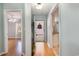 Hallway with views to the living room and kitchen, showing the home's layout at 640 Intracoastal Way # 640, Myrtle Beach, SC 29579