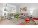 Comfortable living room showcasing a large sectional sofa and stylish decor at 6904 Gina Ct., Myrtle Beach, SC 29588
