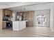 Kitchen with white countertops, cabinets, island, and stainless steel appliances at 909 Pine Thicket St., Myrtle Beach, SC 29577