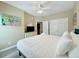 Inviting bedroom with a comfortable bed, dresser with television, and ample closet space at 113B 15Th Ave. S, Surfside Beach, SC 29575