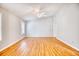 Large bedroom with vaulted ceiling and wood-look flooring at 1161 Ganton Way, Myrtle Beach, SC 29588