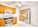 Bright kitchen featuring stainless steel appliances and tile flooring at 1161 Ganton Way, Myrtle Beach, SC 29588