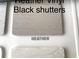 Heather vinyl siding sample with black shutter color sample at 1280 Highway 45, Loris, SC 29569