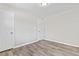 Bright bedroom with stylish flooring, modern ceiling fan, and a closet at 746 Gumbo Limbo Ln., Myrtle Beach, SC 29579
