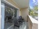 Charming balcony with outdoor seating, perfect for relaxation and enjoying outdoor scenery at 1 Norris Dr. # 249, Pawleys Island, SC 29585