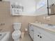 Tidy bathroom featuring a vanity, toilet, and shower and tub combo at 1 Norris Dr. # 249, Pawleys Island, SC 29585