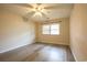 Inviting bedroom with a ceiling fan and a large window provides a tranquil space at 1025 Carolina Rd. # O4, Conway, SC 29526