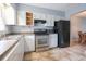 Functional kitchen features stainless steel appliances and ample counter space at 1025 Carolina Rd. # O4, Conway, SC 29526