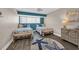 Nautical themed bedroom featuring two twin beds with decorative starfish accents at 121 Osprey Watch Circle # 9-C, Pawleys Island, SC 29585