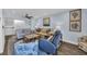 Relaxing living room featuring plush seating, nautical decor, and a serene ambiance at 121 Osprey Watch Circle # 9-C, Pawleys Island, SC 29585