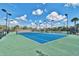 Well-maintained community tennis courts for active recreation on a sunny day at 121 Osprey Watch Circle # 9-C, Pawleys Island, SC 29585