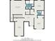 Upstairs floor plan showing bedrooms, bathrooms, walk-in closets and hall layout at 1268 Brighton Ave., Myrtle Beach, SC 29588