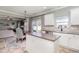 Bright kitchen featuring an island and view to the backyard, plus a breakfast nook at 1268 Brighton Ave., Myrtle Beach, SC 29588