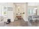 Bright entryway with hardwood floors, stylish decor, and a welcoming ambiance at 1423 Peterson St., Myrtle Beach, SC 29577
