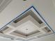 Detailed tray ceiling design with blue tape for finishing touches, decorative and elegant at 144 Sago Palm Dr., Myrtle Beach, SC 29579