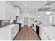 Modern kitchen with stainless steel appliances, marble countertops, and a sleek design at 144 Sago Palm Dr., Myrtle Beach, SC 29579