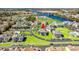 Aerial view of the complex, displaying buildings, parking, and the community's close proximity to the waterway at 213 Landing Rd. # F, North Myrtle Beach, SC 29582
