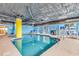 Bright indoor pool with ample seating and easy access to the beach at 2501 South Ocean Blvd. # 1011, Myrtle Beach, SC 29577
