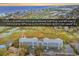 This aerial view shows the building's location on the top floor and left side, offering amazing inlet views at 300 Marsh Pl. # 302A, Garden City Beach, SC 29576