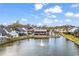 Waterfront property with stunning views and a peaceful fountain, perfect for serene living at 300 Marsh Pl. # 302A, Garden City Beach, SC 29576