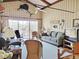 Cozy living room with nautical decor and screened porch access at 312 Norris Dr., Pawleys Island, SC 29585