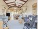 Open-concept living area with comfortable seating and eat-in kitchen at 312 Norris Dr., Pawleys Island, SC 29585