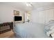 Comfortable bedroom features a ceiling fan, closet, and neutral color scheme at 366 Pinehurst Ln. # 13E, Pawleys Island, SC 29585