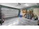 Spacious two car garage with overhead lighting at 4228 Ravenwood Dr., Little River, SC 29566