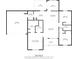 Detailed floor plan showcasing the layout of the home, including room dimensions and flow at 480 Oakham Dr., Conway, SC 29527