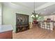 Traditional dining room with large windows and ample natural light at 570 Botany Loop Murrells Inlet # 570, Murrells Inlet, SC 29576