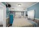 Relaxing bedroom with built-in storage, bright decor, and a comfortable bed at 6001 - 5010 S Kings Hwy., Myrtle Beach, SC 29575