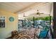 Cozy covered porch featuring comfortable seating, ceiling fans, and a welcoming atmosphere for relaxation and entertainment at 6001 - 5010 S Kings Hwy., Myrtle Beach, SC 29575