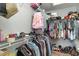 Walk-in closet with ample shelving and racks for optimal organization and storage at 621 Swinford Dr., Myrtle Beach, SC 29588