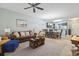 Open-concept living room and dining area with plenty of space for entertaining at 6253 Catalina Dr. # 713, North Myrtle Beach, SC 29582