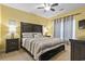 Inviting main bedroom featuring neutral walls, a large bed, and decorative lamps and side tables at 6253 Catalina Dr. # 713, North Myrtle Beach, SC 29582