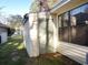 A back entrance to the home, complete with an additional storage shed at 6654 Wisteria Dr., Myrtle Beach, SC 29588