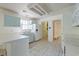 Bright kitchen featuring retro cabinets, ample counter space, and modern appliances at 81 Safe Harbor Ave., Pawleys Island, SC 29585