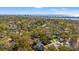 An aerial view of the neighborhood and ocean, surrounded by mature trees and landscaping at 837 Flicker Pl., Murrells Inlet, SC 29576