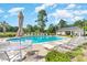 Inviting community pool area with ample seating, providing a relaxing and social outdoor space at 1112 Raven Cliff Ct., Conway, SC 29526