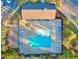 Aerial view of community pool and lounge area perfect for relaxation at 1130 Inlet View Dr., North Myrtle Beach, SC 29582