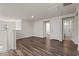 Upstairs bonus room with hardwood floors and access to the bathroom at 4032 Bayhill St., Myrtle Beach, SC 29579