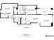 Detailed floor plan showcasing bedroom, kitchen, living, and dining room layout at 707 S Ocean Blvd. # 602, North Myrtle Beach, SC 29582