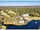 Aerial shot of a community featuring a golf course, pool, lake, and beautiful scenery at 95 Weehawka Way # 2, Pawleys Island, SC 29585