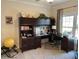 Well-appointed home office with ample storage, workspace, and natural light at 1025 Ray Costin Way # 1008, Murrells Inlet, SC 29576
