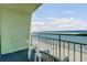 Balcony with beach view, offering a spot to relax and enjoy the coastal scenery at 1105 S Ocean Blvd. # 1224, Myrtle Beach, SC 29577