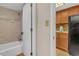 Bathroom featuring a shower and tub combination at 1105 S Ocean Blvd. # 1224, Myrtle Beach, SC 29577